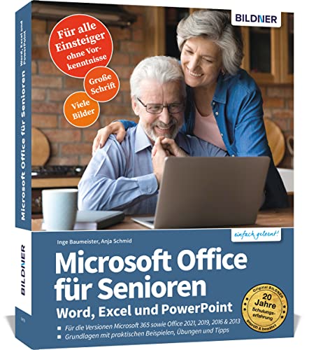 Imagen de archivo de Microsoft Office fr Senioren - Word, Excel und PowerPoint: fr die Versionen MS Office 365, 2019, 2016 & 2013 a la venta por medimops