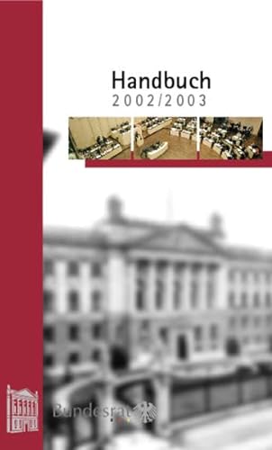 9783832900113: Handbuch des Bundesrates fr das Geschftsjahr 2002/2003