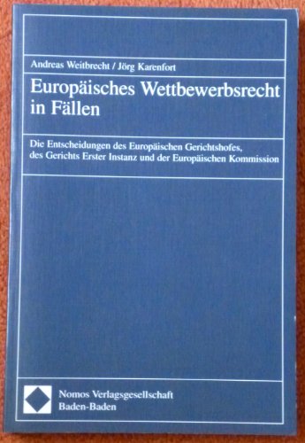 Imagen de archivo de Europisches Wettbewerbsrecht in Fllen a la venta por medimops