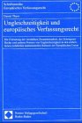 9783832905118: Ungleichzeitigkeit und europisches Verfassungsrecht