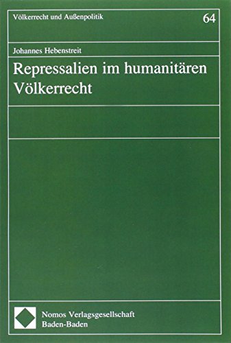 Stock image for Repressalien im humanitren Vlkerrecht. for sale by Antiquariat  Werner Haschtmann
