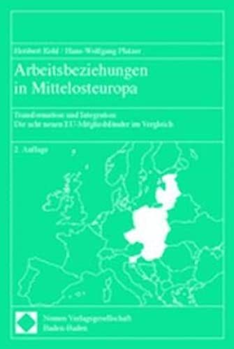 9783832906955: Arbeitsbeziehungen in Mittelosteuropa: Transformation Und Integration