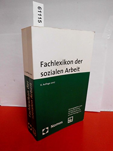 Fachlexikon der sozialen Arbeit - Deutscher Verein für öffentliche und private Fürsorge e.V., Deutscher