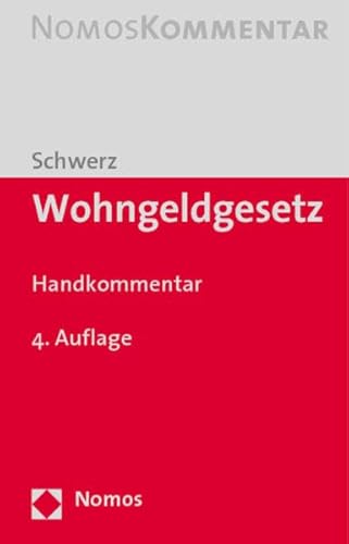 Beispielbild fr Wohngeldgesetz : Handkommentar mit Durchfhrungs- und Ergnzungsvorschriften zum Verkauf von Buchpark