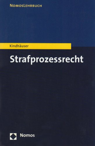 9783832918828: Strafprozessrecht