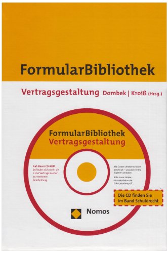 Beispielbild fr formularbibliothek vertragsgestaltung in 8 bnden; ohne cd-rom. zum Verkauf von alt-saarbrcker antiquariat g.w.melling