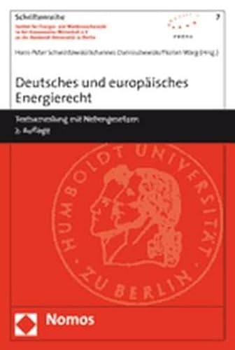 9783832921927: Deutsches und europisches Energierecht: Textsammlungen mit Nebengesetzen: 7