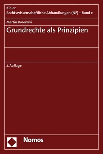 Imagen de archivo de Grundrechte als Prinzipien. a la venta por Antiquariat + Verlag Klaus Breinlich