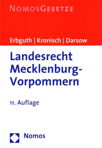 Landesrecht Mecklenburg-Vorpommern - Wilfried Erbguth