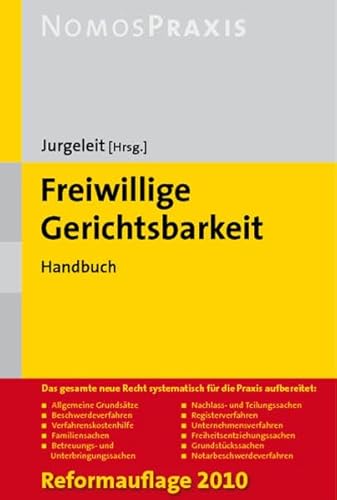 9783832933524: Freiwillige Gerichtsbarkeit: Handbuch