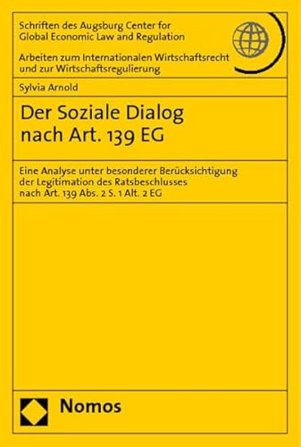 Der Soziale Dialog nach Art. 139 EG (9783832934224) by Sylvia Arnold