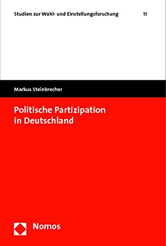Stock image for Politische Partizipation in Deutschland for sale by medimops