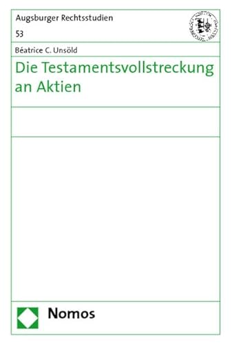 9783832940157: Die Testamentsvollstreckung an Aktien: 53