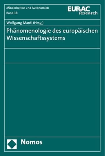 9783832947194: Phnomenologie des europischen Wissenschaftssystems: 18