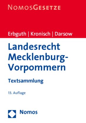 Landesrecht Mecklenburg-Vorpommern: Textsammlung