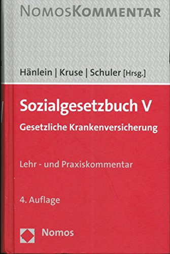 9783832956424: Sozialgesetzbuch: Gesetzliche Krankenversicherung (German Edition)