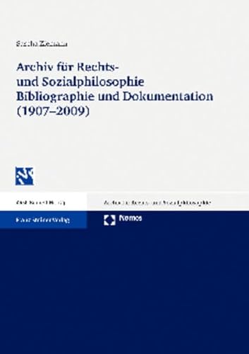 9783832957124: Ziemann, S: Archiv fr Rechts-/Sozialphilosophie