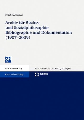 9783832957124: Ziemann, S: Archiv fr Rechts-/Sozialphilosophie