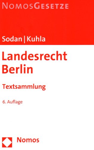 Landesrecht Berlin: Textsammlung