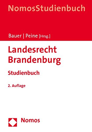 Beispielbild fr Landesrecht Brandenburg: Studienbuch zum Verkauf von medimops