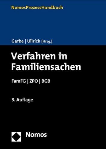 Stock image for Verfahren in Familiensachen: FamFG - ZPO - BGB for sale by medimops