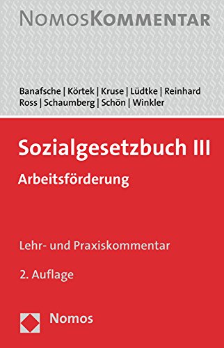 Stock image for Sozialgesetzbuch III: Arbeitsforderung (German Edition) [Hardcover ] for sale by booksXpress