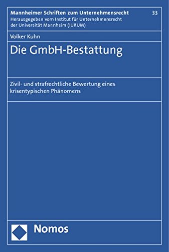 9783832970017: Kuhn, V: GmbH-Bestattung