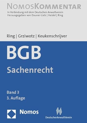 Imagen de archivo de AnwaltKommentar Brgerliches Gesetzbuch BGB 3. Sachenrecht : Sachenrecht  854 - 1296 a la venta por Buchpark