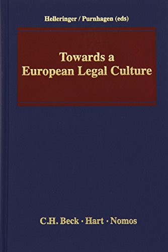 9783832971953: Towards a European Legal Culture