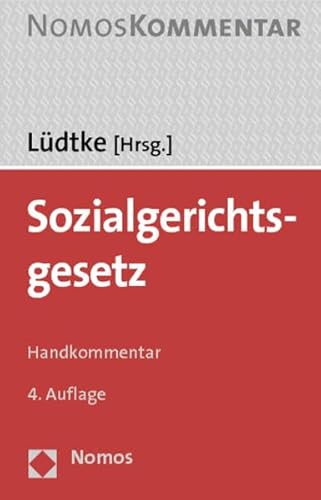 Stock image for Sozialgerichtsgesetz: Handkommentar for sale by Revaluation Books