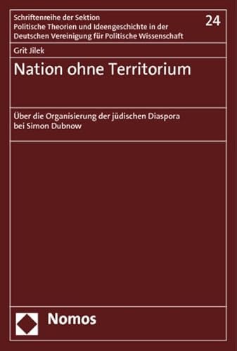 9783832977382: Nation ohne Territorium: ber die Organisierung der jdischen Diaspora bei Simon Dubnow: 24