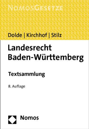 Stock image for Landesrecht Baden-Wrttemberg Textsammlung, Rechtsstand: 1. August 2012 for sale by Buchpark