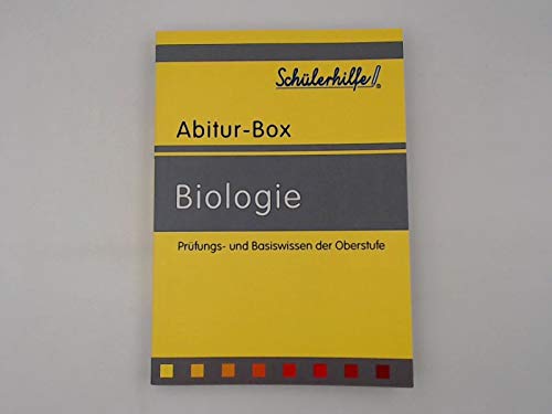 Beispielbild fr Biologie - Prfungs- und Basiswissen der Oberstufe (Schlerhilfe Abitur-Box) zum Verkauf von medimops