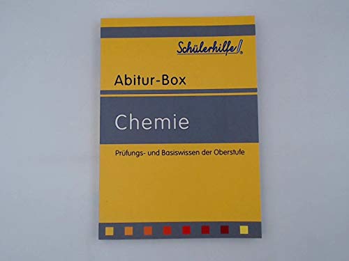 Imagen de archivo de Chemie - Prfungs- und Basiswissen der Oberstufe (Schlerhilfe Abitur-Box) a la venta por medimops