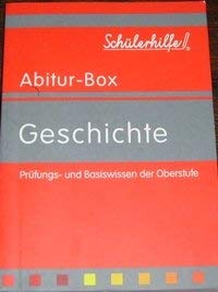9783833103575: Geschichte - Prfungs- und Basiswissen der Oberstufe (Schlerhilfe Abitur-Box)