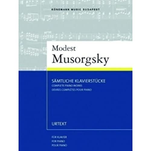 9783833113451: Modest Musorgsky Complete Piano Works