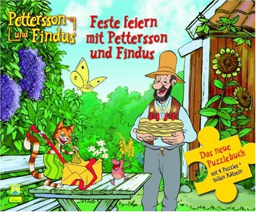 Beispielbild fr Petterson und Findus Puzzlebuch: Pettersson und Findus. Puzzlebuch 04: Feste feiern mit Pettersson und Findus: BD 4 zum Verkauf von medimops