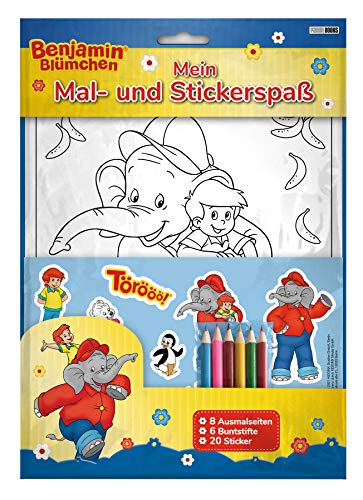 Beispielbild fr Benjamin Blmchen: Mein Mal- und Stickerspa -Language: german zum Verkauf von GreatBookPrices