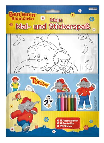 Imagen de archivo de Benjamin Blmchen: Mein Mal- und Stickerspa -Language: german a la venta por GreatBookPrices