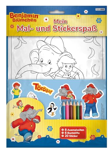 Stock image for Benjamin Blmchen: Mein Mal- und Stickerspa -Language: german for sale by GreatBookPrices