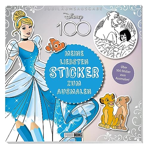9783833243165: Disney 100: Meine liebsten Sticker zum Ausmalen: ber 100 Sticker zum Ausmalen!