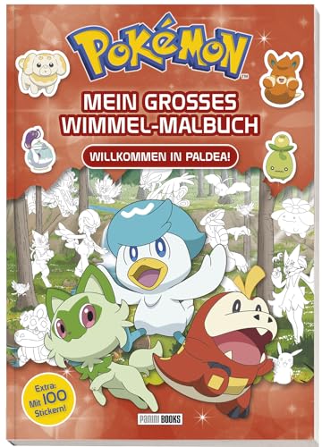 Imagen de archivo de Pokmon: Mein groes Wimmel-Malbuch - Willkommen in Paldea! a la venta por GreatBookPrices