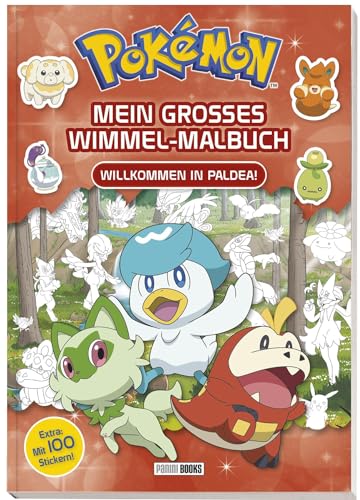 Stock image for Pokmon: Mein groes Wimmel-Malbuch - Willkommen in Paldea! for sale by GreatBookPrices