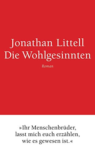 Beispielbild fr Die Wohlgesinnten -Language: german zum Verkauf von GreatBookPrices
