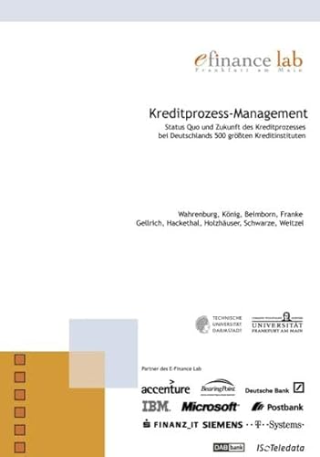Stock image for Kreditprozess-Management: Status Quo und Zukunft des Kreditprozesses bei Deutschlands 500 grten Kr for sale by medimops