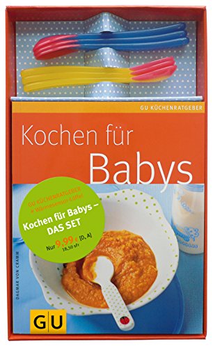 9783833818806: Kochen fr Babys - das Set: GU Kchenratgeber + 6 Wrmesensor-Lffel
