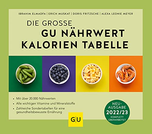 9783833879814: Die groe GU Nhrwert-Kalorien-Tabelle 2022/23
