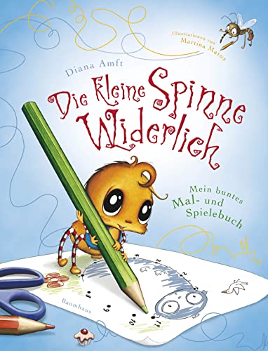 9783833901997: Amft, D: Die kleine Spinne Widerlich/Mal- und Spielebuch