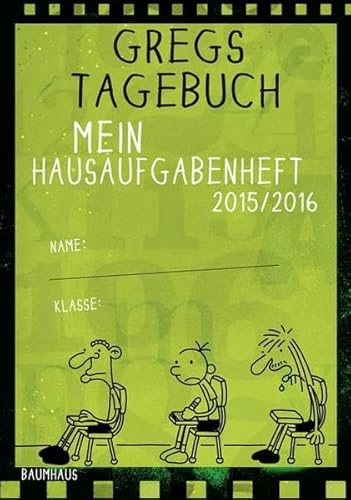 Gregs Tagebuch - Mein Hausaufgabenheft 2015/2016 (VE 5): VE=5 - Unknown Author