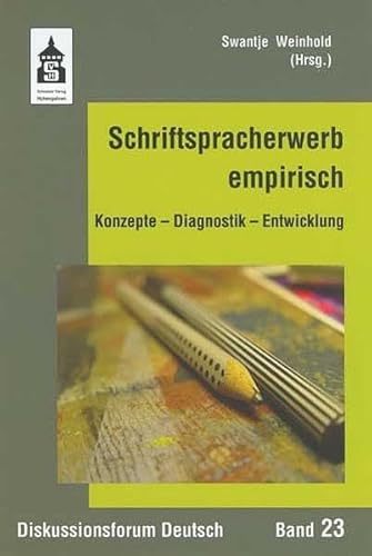 Beispielbild fr Schriftspracherwerb empirisch: Konzepte - Diagnostik - Entwicklung von Swantje Weinhold Diskussionsforum Deutsch 23 Wie lernen Schlerinnen und Schler lesen und schreiben? Wie knnen sie es am besten lernen? Wie lassen sich Lernergebnisse, -fortschritte und -schwierigkeiten diagnostizieren und welche Rckschlsse lassen sich hieraus auf die Qualitt von Lehr-Lernkonzepten und Unterricht ziehen? Wie entwickeln sich schriftsprachliche Kompetenzen und was kann Unterricht dazu beitragen? Diese Fragen stehen im Mittelpunkt der aktuellen empirischen Untersuchungen zum Schriftspracherwerb in der Grundschule und in der Sekundarstufe I, die in diesem Band vereint sind. Sie zeigen - kontroverse -Ergebnisse ber Wirkungen didaktischer Konzepte, Lernmaterialien und Lehrerfortbildungen auf das Lesen- und Schreibenlernen, Mglichkeiten der Lernbeobachtung, Fehleranalyse und -deutung, - Entwicklungsverlufe beim Orthographieerwerb und liefern damit wichtige sprachdidaktische Erkenntnisse fr die Ver zum Verkauf von BUCHSERVICE / ANTIQUARIAT Lars Lutzer